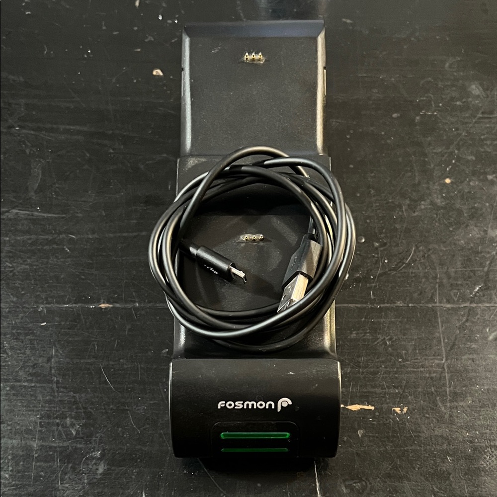 Fosmon Black Charging Dock with Cable